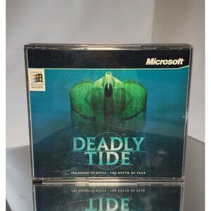 Microsoft Deadly Tide PC Game 1996 CD-ROM - Complete!